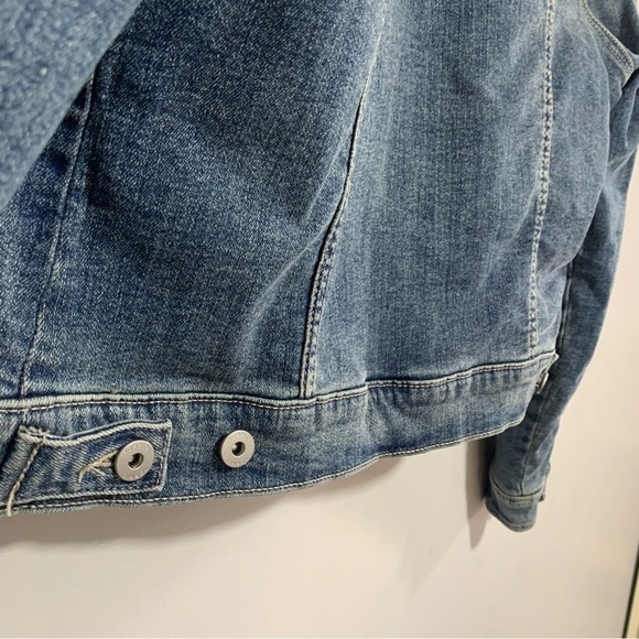 TORRID Denim Trucker Sherpa Jacket Size 00 - Picture 16 of 16